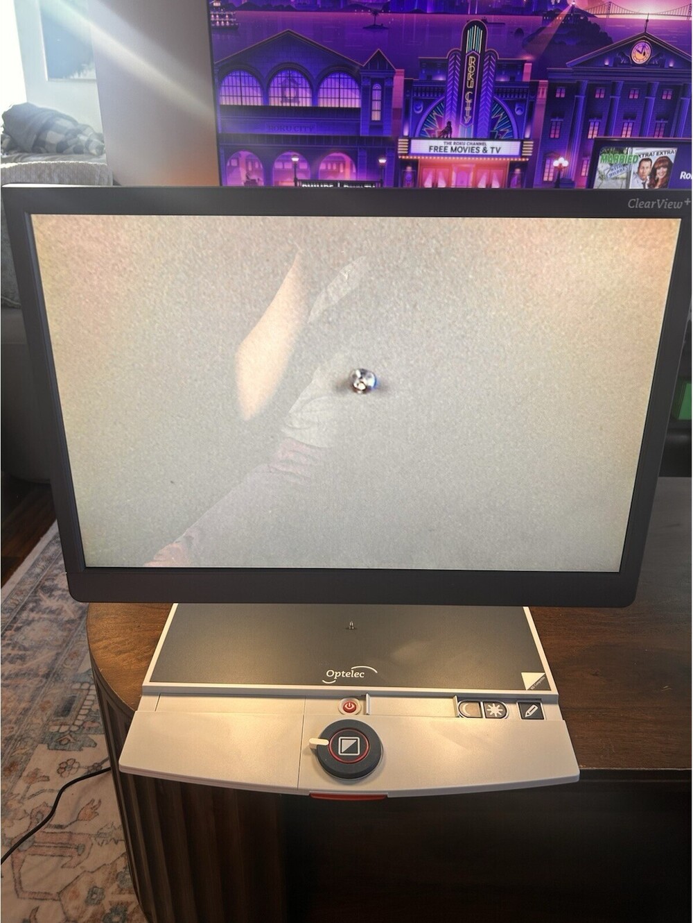 Optelec ClearView Plus + Ultra Low Vision Color Magnifier-Works Great!